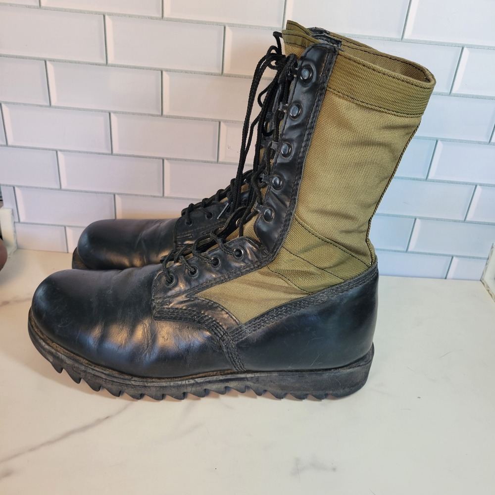 Altama Jungle Boots 11.5 Olive Green Gator Grip Sole Military Combat Boots
